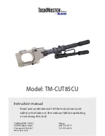 TASKMASTER TOOLS TM-CUT85CU Instruction Manual preview