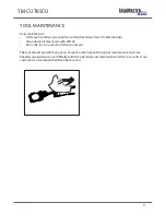 Preview for 9 page of TASKMASTER TOOLS TM-CUT85CU Instruction Manual