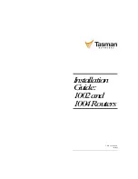 Preview for 1 page of Tasman Networks 1002 Installation Manual