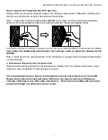 Preview for 11 page of Tasman Sports PROFLEX TR-8COM-PLX Assembly, Installation, Care,  Maintenance And User Instructions