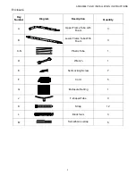 Preview for 13 page of Tasman Sports PROFLEX TR-8COM-PLX Assembly, Installation, Care,  Maintenance And User Instructions