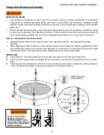 Preview for 26 page of Tasman Sports TR-0126-08 Assembly, Installation, Care, Maintenance, And Use Instructions