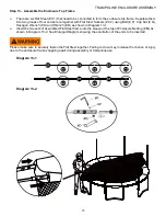 Preview for 27 page of Tasman Sports TR-0126-08 Assembly, Installation, Care, Maintenance, And Use Instructions