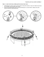 Preview for 29 page of Tasman Sports TR-0126-08 Assembly, Installation, Care, Maintenance, And Use Instructions