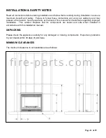 Preview for 11 page of Tasman 1000 OD Installation And Operating Instructions Manual