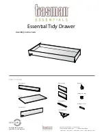 Preview for 1 page of Tasman Essential Tidy Drawer Assembly Instructions