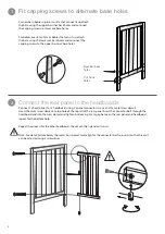 Предварительный просмотр 3 страницы Tasman Palermo cot Assembly Instructions Manual