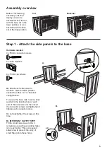 Preview for 5 page of TasmanEco Aspley Cot Assembly And Care Instructions