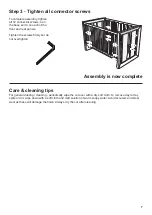 Preview for 7 page of TasmanEco Aspley Cot Assembly And Care Instructions