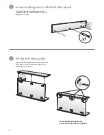 Preview for 6 page of TasmanEco Chest top change table Assembly Instructions Manual