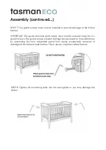 Preview for 7 page of TasmanEco Elba Cot Assembly Instructions Manual