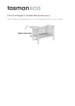 Preview for 10 page of TasmanEco Elba Cot Assembly Instructions Manual