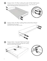 Preview for 6 page of TasmanEco Europa change table Assembly Instructions Manual