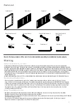 Предварительный просмотр 2 страницы TasmanEco Urban Sofia Assembly Instruction Manual