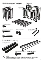 Preview for 3 page of TasmanEco Verona Cot Assembly And Care Instructions