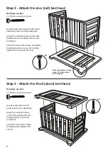 Preview for 6 page of TasmanEco Verona Cot Assembly And Care Instructions