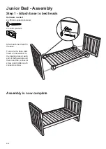 Preview for 10 page of TasmanEco Verona Cot Assembly And Care Instructions