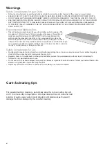 Preview for 2 page of TasmanEco Vogue Cot Assembly And Care Instructions