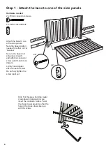 Preview for 6 page of TasmanEco Vogue Cot Assembly And Care Instructions