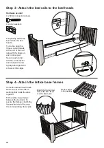 Preview for 10 page of TasmanEco Vogue Cot Assembly And Care Instructions