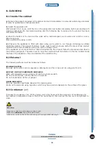 Preview for 22 page of Tasselli PANDA H205 Use And Maintenance Manual