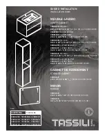 Tassili Supra VALENTINA 33001267 Installation Manual preview