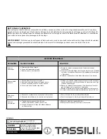 Предварительный просмотр 4 страницы Tassili Supra VICTOR 3021086 Installation Manual