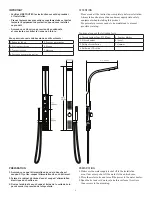 Предварительный просмотр 2 страницы TASSILI 3051201 Installation Manual