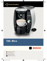 Предварительный просмотр 1 страницы Tassimo TAS 40xx series User Manual