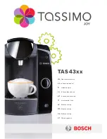 Предварительный просмотр 1 страницы Tassimo TAS 43xx Instruction Manual