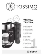 Предварительный просмотр 2 страницы Tassimo TAS 70 SERIES Instruction Manual