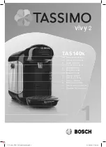 Tassimo TAS140x Instruction Manual предпросмотр