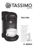 Tassimo VIVY 2 TAS 140 SERIES Instruction Manual предпросмотр