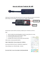 Preview for 1 page of TASSLOCK 3G GPS How-To