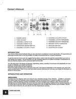 Предварительный просмотр 3 страницы Tasso PA2850 Owner'S Manual