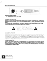 Предварительный просмотр 5 страницы Tasso PA2850 Owner'S Manual