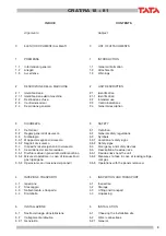 Preview for 3 page of TATA Motors Compact CRAT-RA 18 Installation, Use And Maintenance Manual