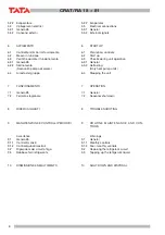 Preview for 4 page of TATA Motors Compact CRAT-RA 18 Installation, Use And Maintenance Manual