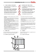 Preview for 9 page of TATA Motors Compact CRAT-RA 18 Installation, Use And Maintenance Manual