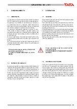 Preview for 25 page of TATA Motors Compact CRAT-RA 18 Installation, Use And Maintenance Manual