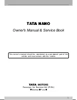 Preview for 3 page of TATA Motors Nano Owner'S Manual & Service Book