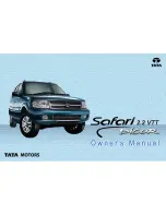 Preview for 1 page of TATA Motors Safari 2.2 VTT Dicor Owner'S Manual