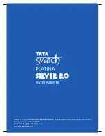 Preview for 22 page of TATA Motors Swach Platina Silver Pro User Manual