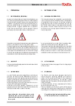 Preview for 5 page of TATA Motors TSH/IK Series Installation, Use And Manteinance Manual