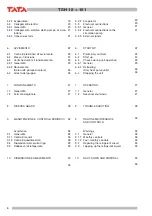 Preview for 4 page of TATA Motors TSH Series Installation, Use And Manteinance Manual