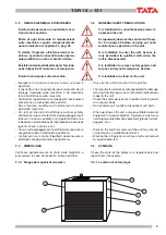 Preview for 9 page of TATA Motors TSR 31 Installation, Use And Manteinance Manual