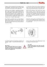 Preview for 21 page of TATA Motors TSR 31 Installation, Use And Manteinance Manual