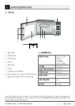 Preview for 41 page of TATA Motors Voltas Beko MC 34 SD User Manual