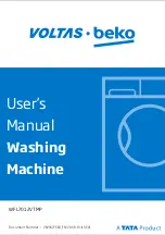 TATA Motors VOLTAS beko WFL7012VTMP User Manual preview