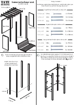 Предварительный просмотр 1 страницы TATE FENCING Somerset arbour seat Installation Manual